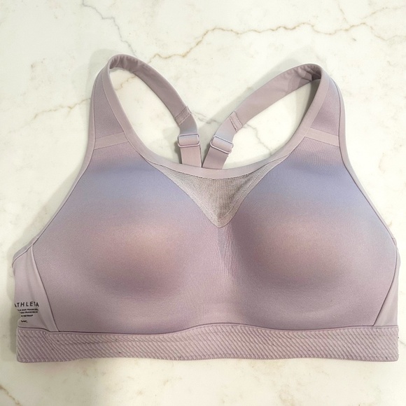 Athleta Advance Sports Bra - 34C - Shasta Purple / Lavender - Repaired! - Picture 5 of 7